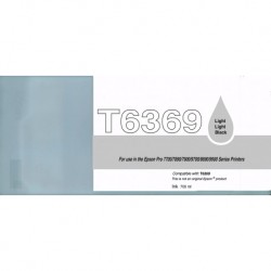 C13T636900 / T6369 cartouche d'encre Gris Clair compatible pour imprimante EPSON