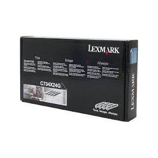 C734X24G Tambour 4 couleurs pour imprimante Lexmark C734/736, X734/738