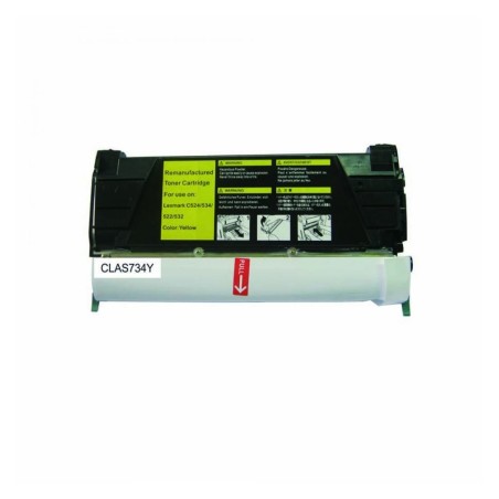 C734A1YG C734A2YG Toner Jaune compatible pour imprimante LEXMARK