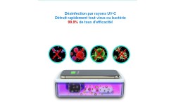 Boiter de stérilisation UV pour smartphones et masques