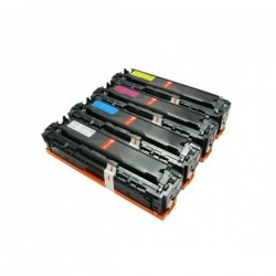 Pack 4 toners compatibles HP-125A + 1 kit roller CP2025 CM2320 gratuit