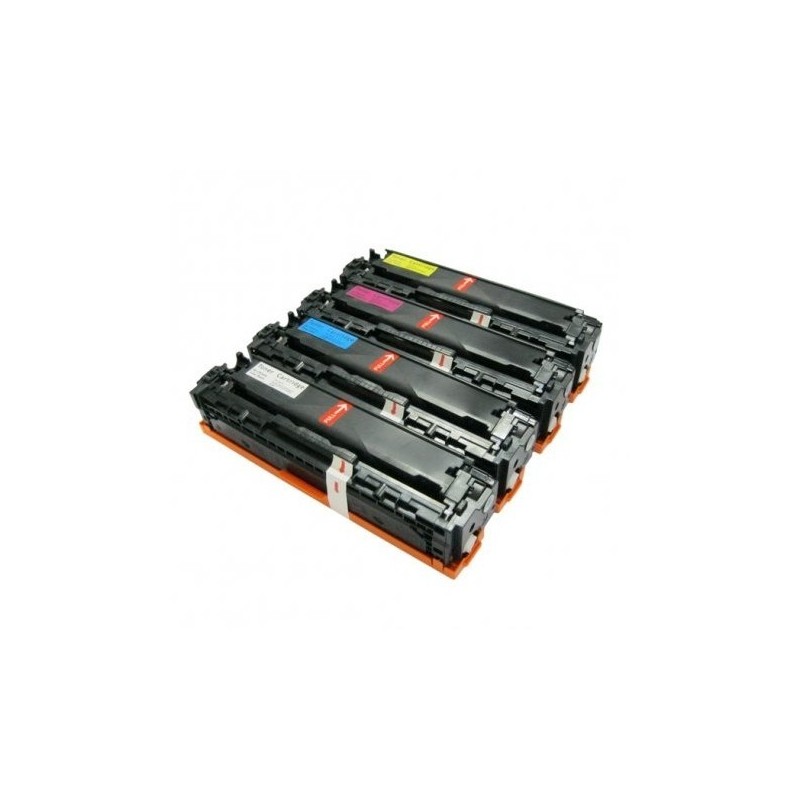 Pack 4 toners compatibles HP-124A + 1 kit roller CP2025 CM2320 gratuit