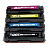 Pack de 4 toners compatibles HP CF410A 11A/12A/13A + rouleau d'entrainement papier HP gratuit