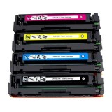 Pack de 4 toners compatibles HP CF410A 11A/12A/13A + rouleau d'entrainement papier HP gratuit