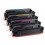 Pack de 4 cartouches toners compatibles HP 415X Noir, Cyan, Jaune, Magenta