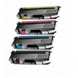 Pack de 4 cartouches toners compatibles Brother TN-325 BK/C/Y/M + Récupérateur de toner usagé pour Brother WT-300CL offert