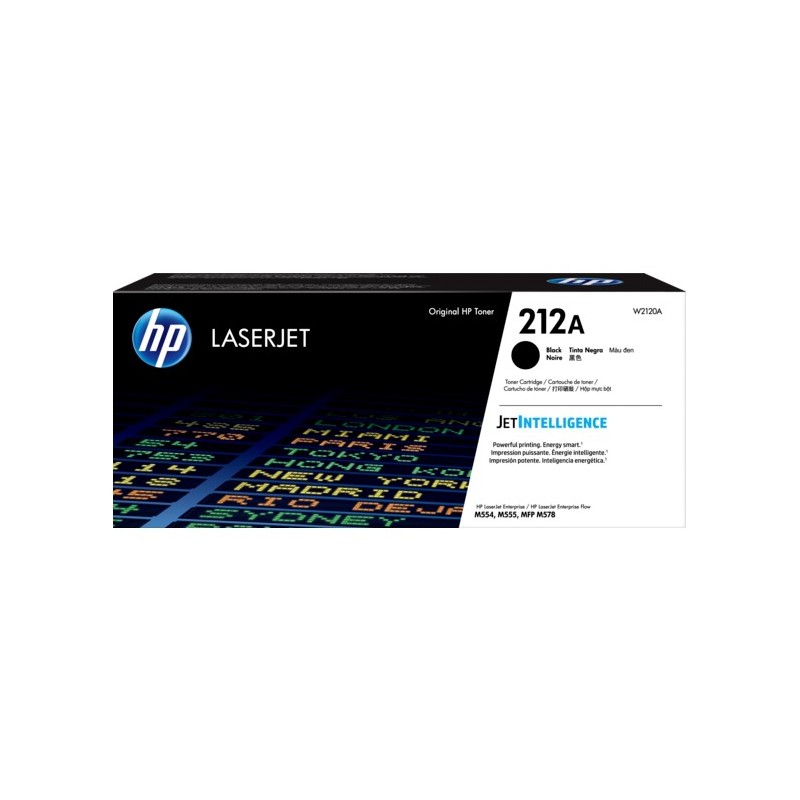W2120A - Cartouche toner noir HP 212A - Enterprise Flow MFP M578/M554/M554 Series/M554dn/M555 Series