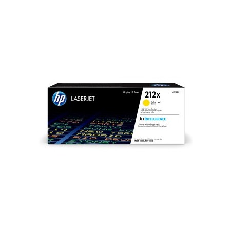 W2122X - Cartouche toner jaune HP 212X - Enterprise Flow MFP M578/M554/M554 Series/M554dn/M555 Series