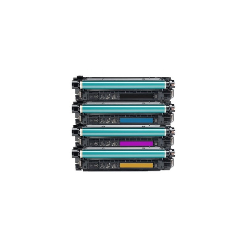 Pack de 4 cartouches toners compatible HP 212X BK/C/Y/M