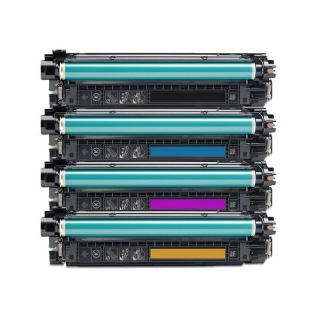 Pack de 4 cartouches toners compatible HP 212X BK/C/Y/M