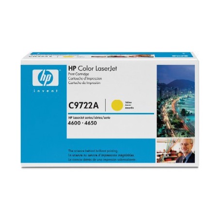 C9722A Toner Jaune pour imprimante HP Color Laserjet 4600 et 4650 C9722A Toner Jaune pour imprimante HP Color Laserjet 4600 et 4650