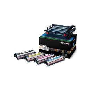 C540X74G Tambour Noir et couleur (Cyan, Jaune, Magenta) pour Lexmark C540/543/544/546 X543/544/546