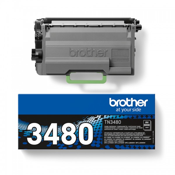 TN-3480 - Cartouche de toner Brother originale Noir -  HL-L6300DW/HL-L6400DW/MFC-L6800DW/MFC-L6900DW/DCP-L6600DW